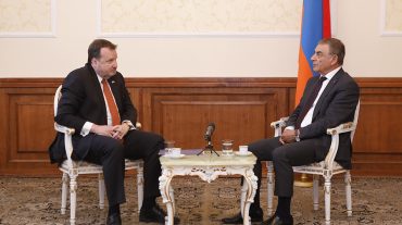 Արա Բաբլոյանն ընդունել է ՀՀ-ում ԱՄՆ արտակարգ և լիազոր դեսպան Ռիչարդ Միլսին