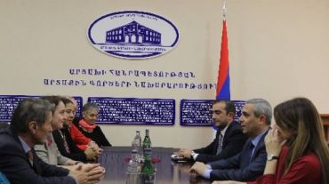 Արցախի ԱԳ նախարարն ընդունել է Ֆրանկոֆոն մամուլի միջազգային միության վարչության մի խումբ անդամների