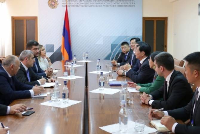Չինական ընկերությունները հետաքրքրված են Հայաստանի ներդրումային հնարավորություններով