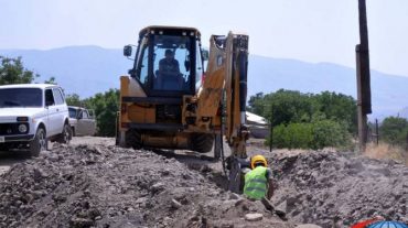 Սահմանամերձ Արփունքում կառուցվում է խմելու ջրատարի արտաքին ցանց