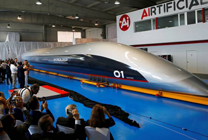 Իսպանիայում ներկայացրել են Hyperloop գերարագընթաց գնացքի նախատիպը