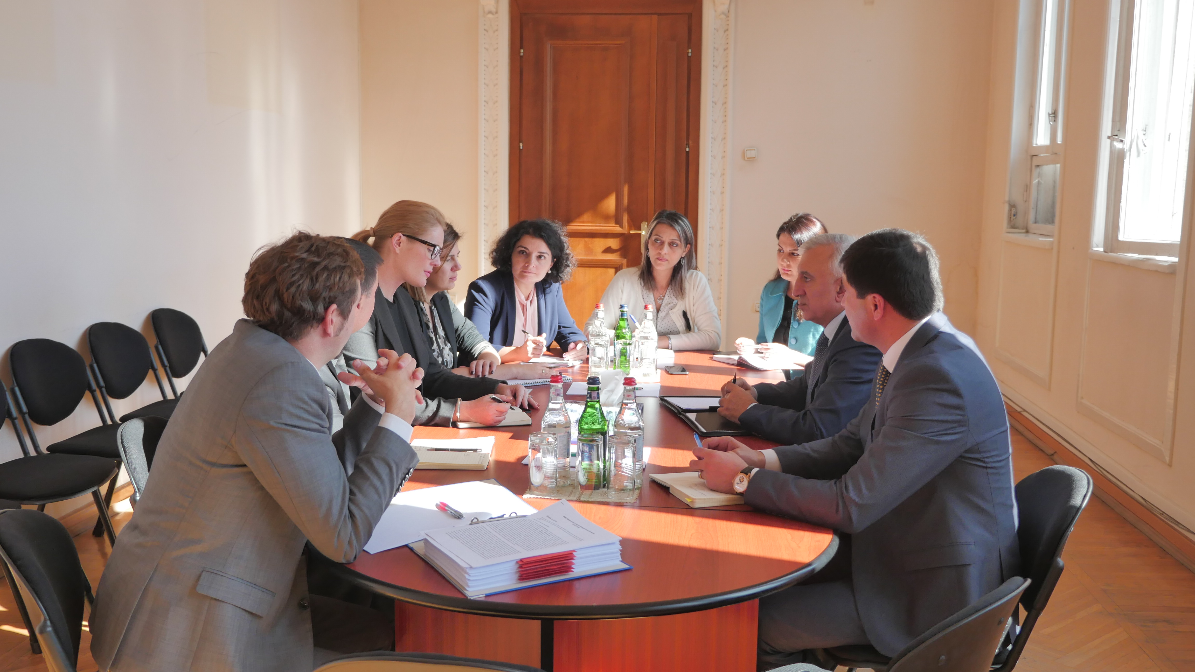 ԲԴԽ-ն հանդիպել է «Արդարադատության վերաբերյալ հարցման» Եվրահանձնաժողովի և ՀԲ-ի թիմի հետ