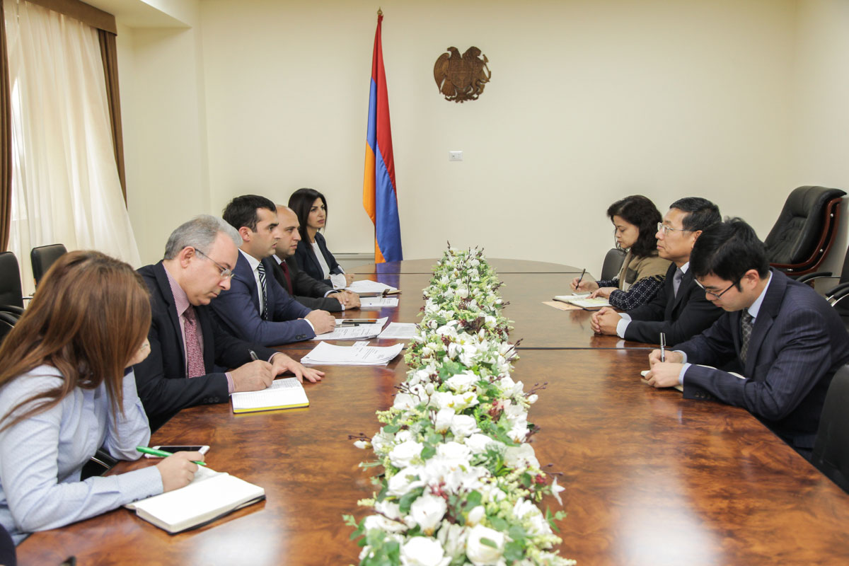 Հակոբ Արշակյանը Չինաստանի դեսպանի հետ քննարկել է «Հյուսիս-հարավ»-ի շինաշխատանքները