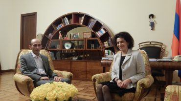 Աննա Հակոբյանն ու Արցախի ՄԻՊ-ը քննարկել են «Իմ քայլը» և «Ժպիտների քաղաք» հիմնադրամների՝ Արցախում իրականացվելիք գործունեության հնարավոր ուղղությունների հարցը