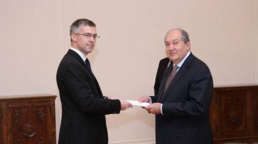 Շվեդիայի Թագավորության նորանշանակ դեսպանն իր հավատարմագրերն է հանձնել նախագահին