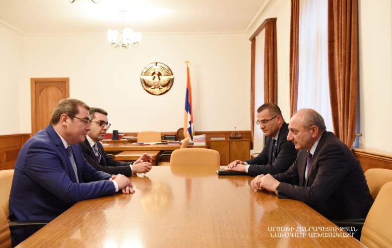 Բակո Սահակյանն ընդունել է ՊԵԿ նախագահին և նրա տեղակալ Միքայել Փաշայանին