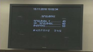 Խորհրդարանը նիստը սկսել է 20 րոպե ուշացումով