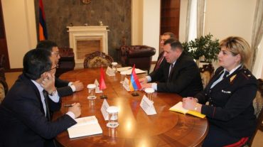 Քննչական կոմիտեի նախագահն ընդունել է Չինաստանի դեսպանին