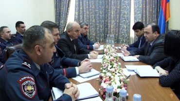 Ոստիկանության գնդապետ Արմեն Ղուկասյանն ընդունել է ՄԻՊ-ի գրասենյակի ներկայացուցիչներին