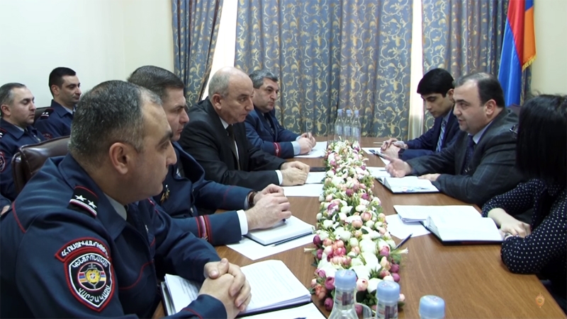 Ոստիկանության գնդապետ Արմեն Ղուկասյանն ընդունել է ՄԻՊ-ի գրասենյակի ներկայացուցիչներին