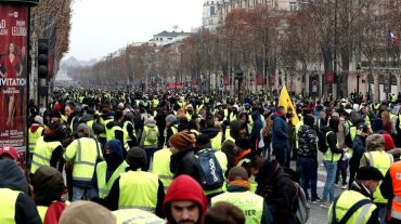 Ֆրանսիայում շարունակվում են «դեղին բաճկոնների» բողոքի ակցիաները