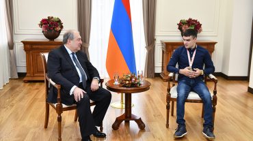 Շատ կարևոր է, որ ունես նպատակ. նախագահը հյուրընկալել է պարալիմպիկ մարզիկ Գևորգ Աֆրիկյանին
