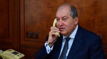 Արմեն Սարգսյանը հեռախոսազրույց է ունեցել Սալոմե Զուրաբիշվիլիի հետ