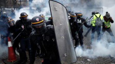 Ֆրանսիայում ոստիկանները կիրառել են արցունքաբեր գազ