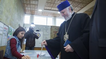 Ամենայն Հայոց կաթողիկոսը քվեարկեց երկրի կայունության, խաղաղության և առաջընթացի համար