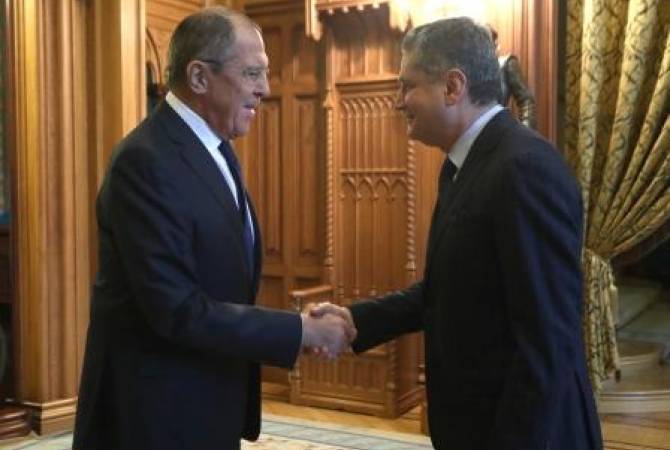 Սերգեյ Լավրովն ու Տիգրան Սարգսյանը մտքեր են փոխանակել ԵԱՏՄ-ի միջազգային օրակարգի վերաբերյալ