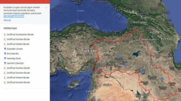 Թուրքիան «Google Maps»-ից պահանջել է հեռացնել Քրդստանի քարտեզը
