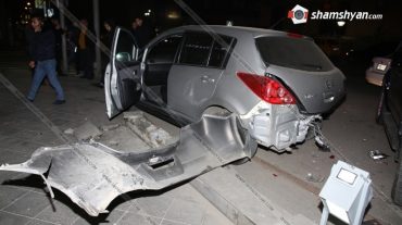 Երևանում վթարի հետևանքով մեքենաները վերածվել են մետաղե ջարդոնի