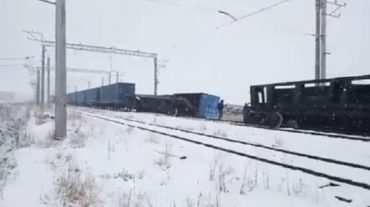 Ջավախքում գնացքի վագոնները դուրս են եկել ռելսերից ու կողաշրջվել