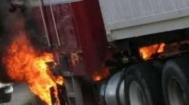 Հրդեհ բեռնատար ավտոմեքենայում