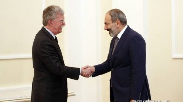 Փաշինյանը հեռախոսազրույց է ունեցել ԱՄՆ նախագահի խորհրդական Բոլթոնի հետ