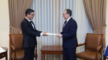 Թուրքմենստանի դեսպանն իր հավատարմագրերի պատճենը հանձնեց Հայաստանի ԱԳ նախարարի պաշտոնակատարին