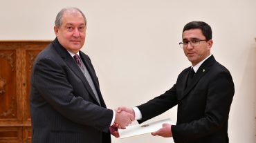 Նախագահին իր հավատարմագրերն է հանձնել Հայաստանում Թուրքմենստանի նորանշանակ դեսպան Մուհամեդգելդի Այազովը