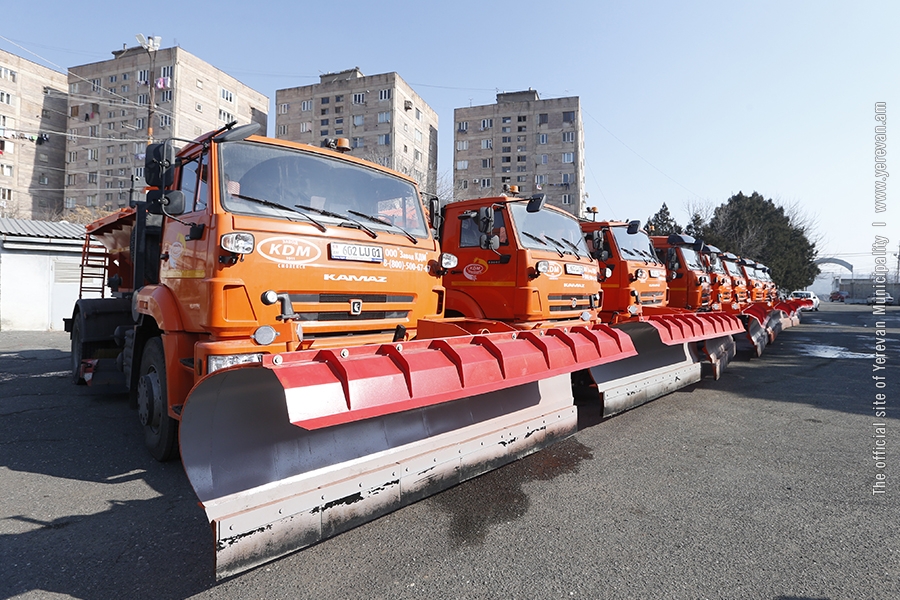 Քաղաքապետարանը ձնամաքրիչ նոր մեքենաներ է ձեռք բերել