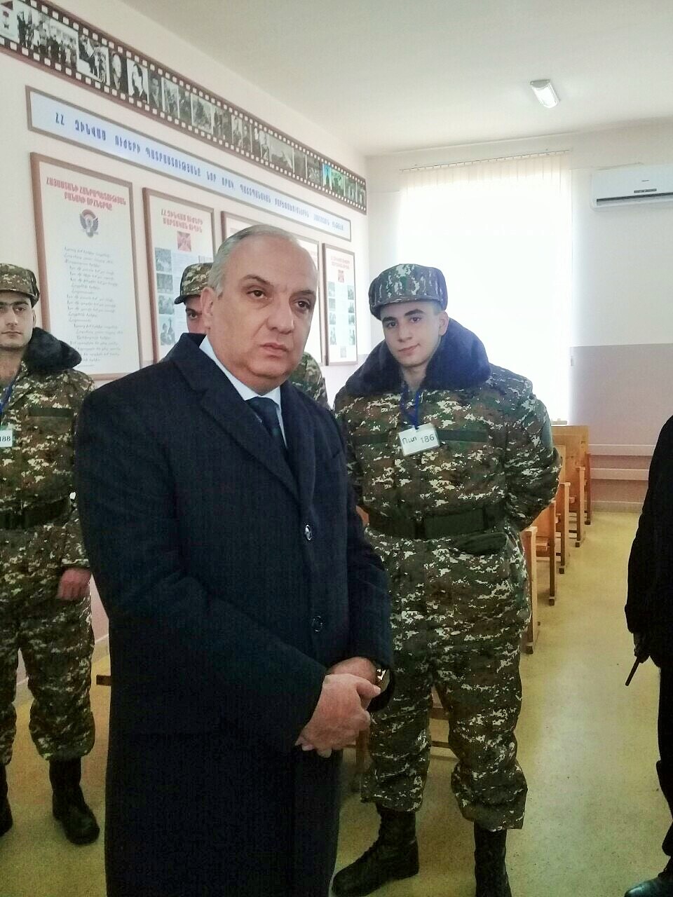 ՀՀ զինվորական դատախազ Վահե Հարությունյանն այցելել է կենտրոնական զինվորական հավաքակայան