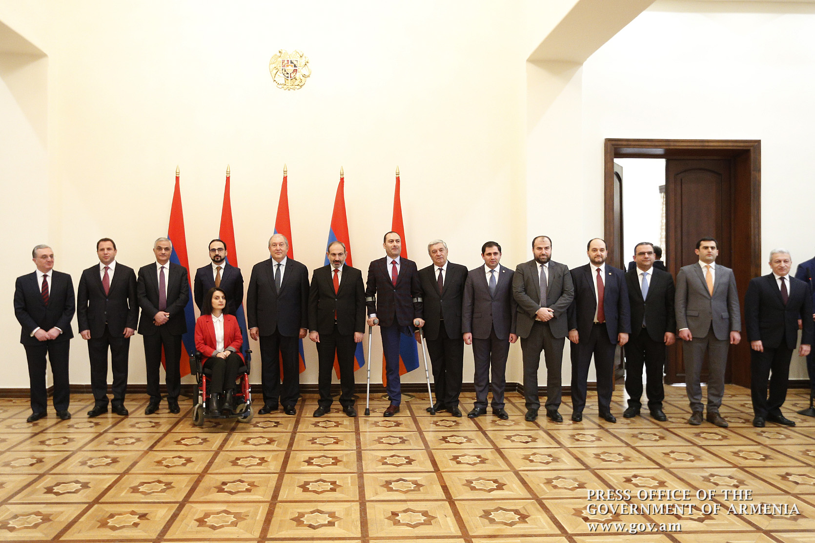 Նախագահական նստավայրում տեղի է ունեցել կառավարության անդամների երդման արարողությունը