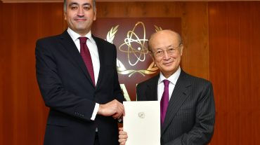 ՀՀ մշտական ներկայացուցիչ, դեսպան Արմեն Պապիկյանն իր հավատարմագրերը հանձնեց ԱԷՄԳ գլխավոր տնօրեն Յուկիա Ամանոյին