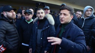 Ուկրաինայի նախագահի թեկնածուն «լեզվակռվի» մեջ է մտել ցուցարարների հետ