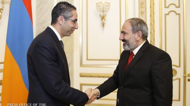 Փաշինյանն ընդունել է Կիպրոսի պաշտպանության նախարար Սավաս Անգելիդիսին