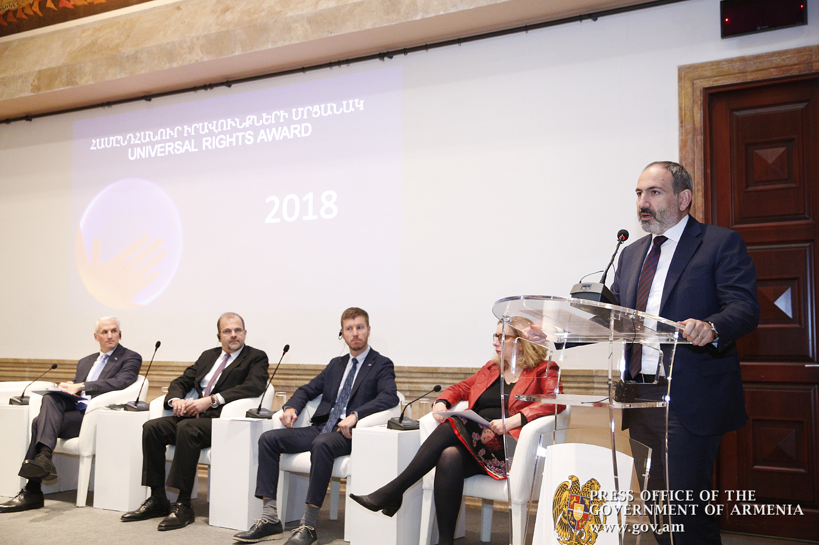 «Իրավունքների պաշտպանության մեր բանաձևը հավասար հնարավորություններ ստեղծելն է բոլոր քաղաքացիների համար». վարչապետը մասնակցել է Համընդհանուր իրավունքների մրցանակաբաշխությանը