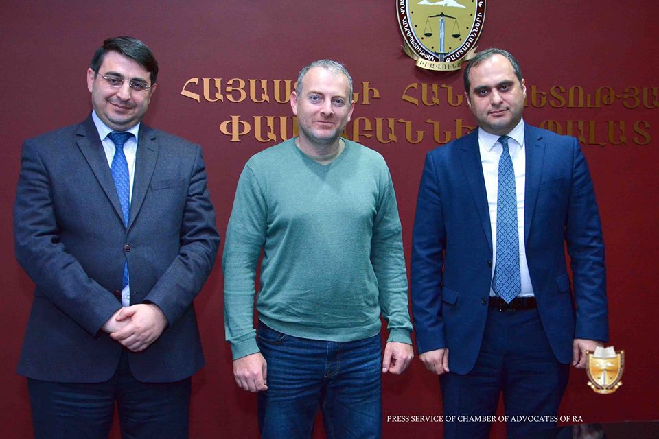Բլոգեր Ալեքսանդր Լապշինը հյուրընկալվել է Փաստաբանների պալատում