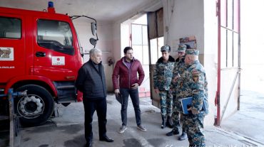 Ֆելիքս Ցոլակյանն այցելել է Երևան քաղաքի երեք հրշեջ-փրկարարական ջոկատներ