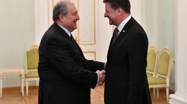 Նախագահը ԵԱՀԿ գործող նախագահի հետ քննարկել է Արցախյան հակամարտությունը