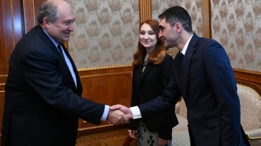Նախագահ Սարգսյանը հանդիպել է ԱԺ «Իմ քայլը» խմբակցության ղեկավարի և քարտուղարի հետ