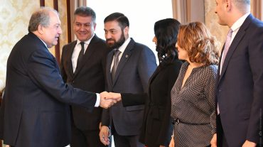 ՀՀ նախագահն ընդունել է Հայաստանում Ամերիկայի առևտրի պալատի պատվիրակությանը