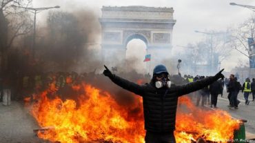 Ֆրանսիայում 64 ցուցարար է ձերբակալվել