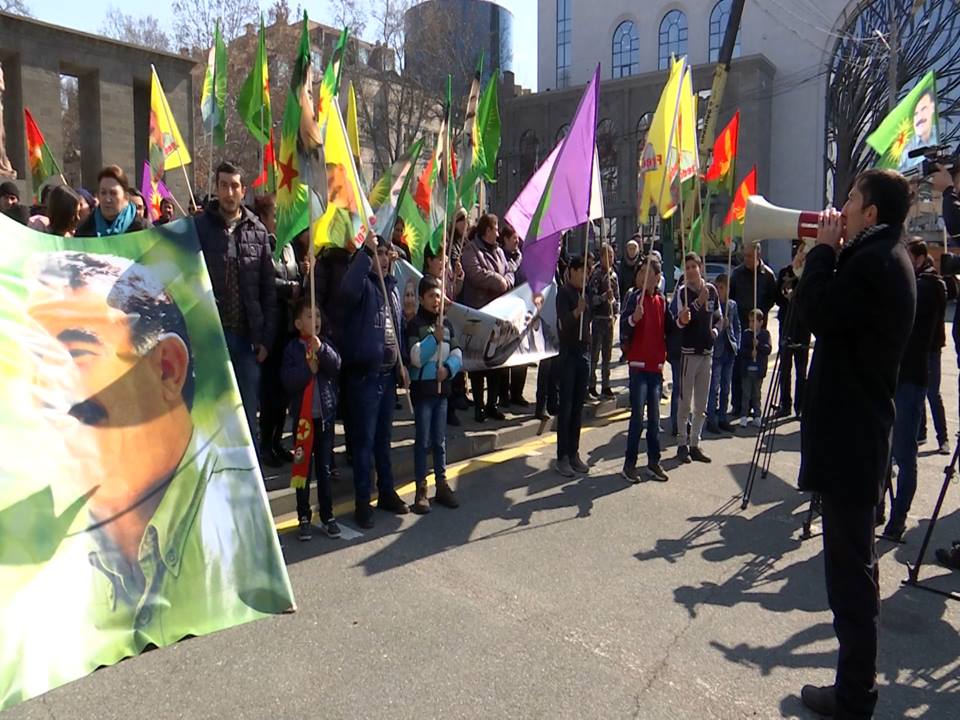 Հայաստանի քրդական համայնքը ցույց է անցկացրել` ի աջակցություն Աբդուլլահ Օջալանի