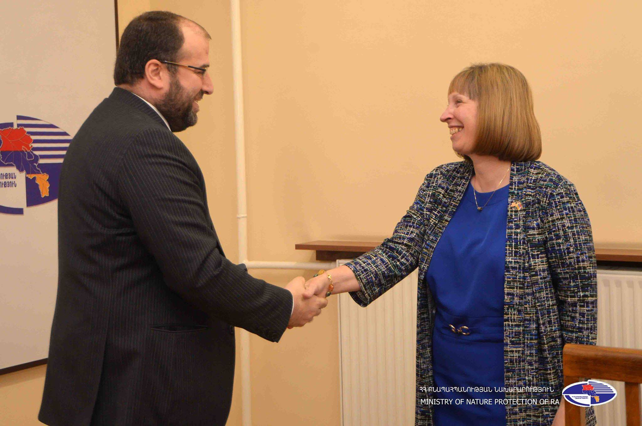 Բնապահպանության նախարարը հանդիպել է ԱՄՆ նորանշանակ դեսպանի հետ