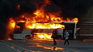 Յարոսլավլի կենտրոնում ավտոբուս է այրվել