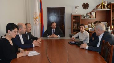 Գաբրիել Ղազարյանն ընդունել է վոլեյբոլի եվրոպական կոնֆեդերացիայի ներկայացուցիչներին