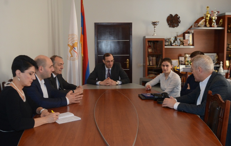 Գաբրիել Ղազարյանն ընդունել է վոլեյբոլի եվրոպական կոնֆեդերացիայի ներկայացուցիչներին