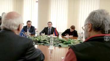 Դավիթ Տոնոյանն ընդունել է Եվրոպայի խորհրդի պատվիրակին