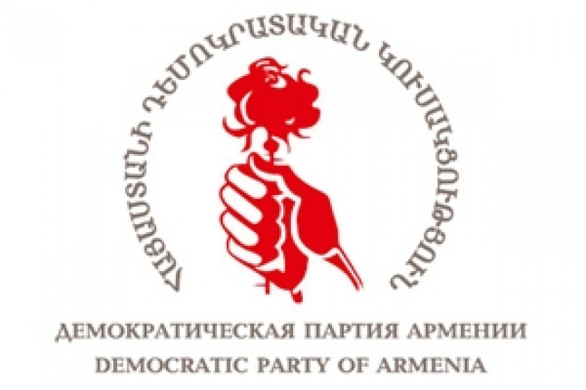 Հայաստանի դեմոկրատական կուսակցությունը մերժում է ՄԽ համանախագահների հրապարակած սկզբունքները