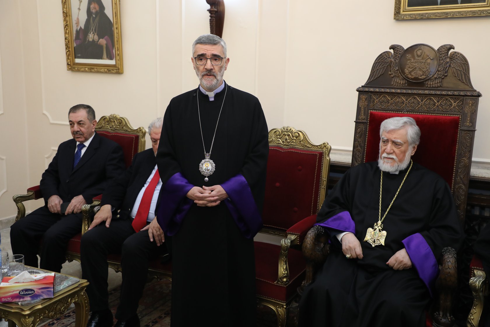 Արամ Ա. Կաթողիկոսը ժամանել է Հալէպ