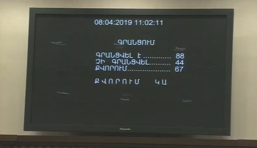 ԱԺ արտահերթ նիստի քվորումն ապահովվեց երկրորդ փորձից