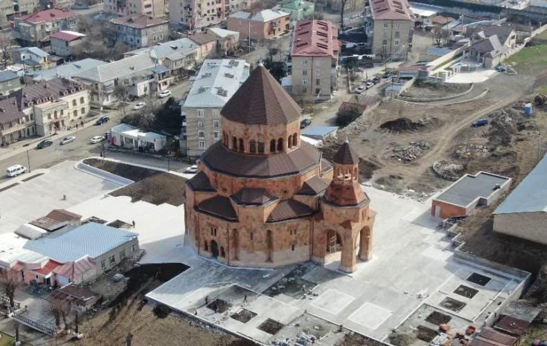 Ստեփանակերտում վաղը կկայանա Աստվածամոր Սուրբ Հովանի Մայր Տաճարի բացման պաշտոնական արարողությունը